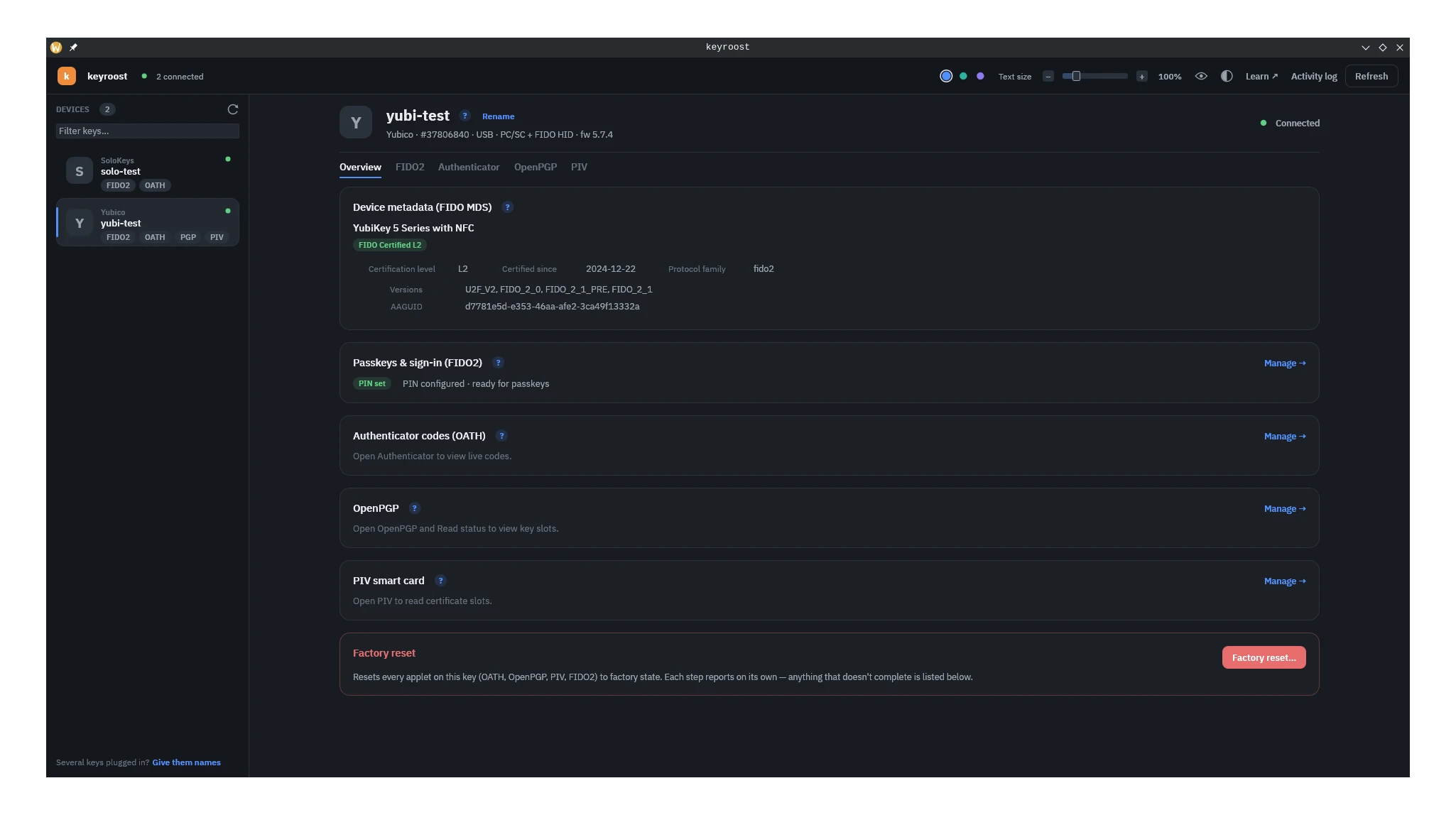 Screenshot of 